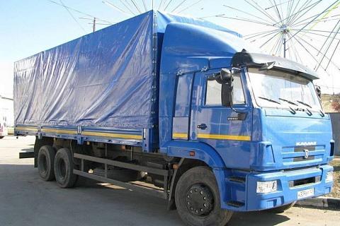Бортовой фургон с тентом КАМАЗ 65117-3010-50